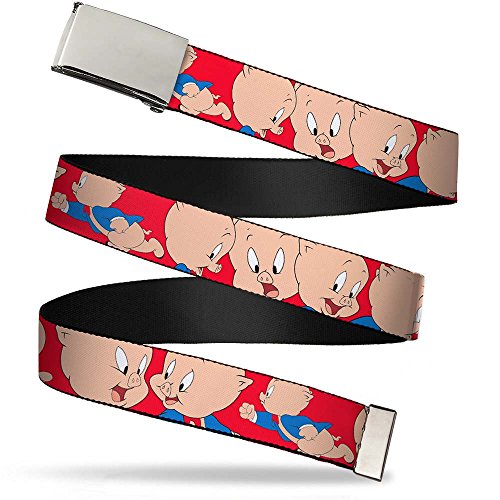 Cinturón de malla para niños grandes ideal para el colegio y tardes de juego de Porky Pig