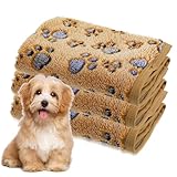 haustierdecke netto 【Größe und Menge】Ein Paket enthält 3 superweiche doppelseitige Wolldecken, Größe 23 x 16 Zoll, gleiches Muster und gleiche Größe, genug für den täglichen Gebrauch und Ersatz