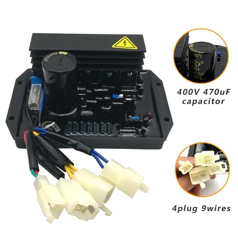Generator AVR KT245-3B38 KT245-1B22 Stabilizator regulatora napięcia dla jednofazowego trójfazowego agregatu prądotwórczego 220 V/380 V 8-15KW(Three phase)