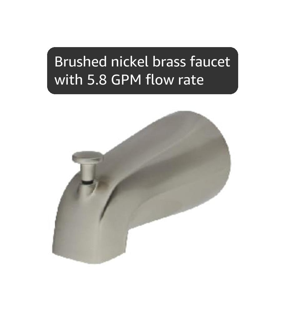 Kingston Brass GKB248 Magellan Tub and Shower Faucet with Two