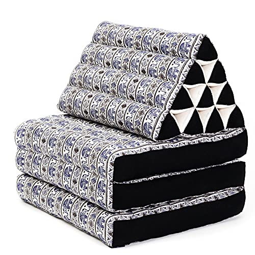 Image of Leewadee Thai Foldable Floor Mat 67 x 21 inches Kapok with Backrest