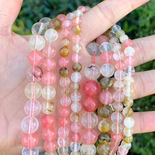 Image of 70pcs Adabele Lab Created Watermelon Tourmaline Gemstone 10mm Round Beads