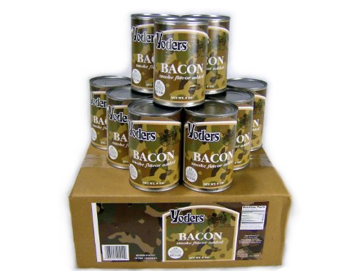 Yoders Bacon Full Case of 12 Cans
