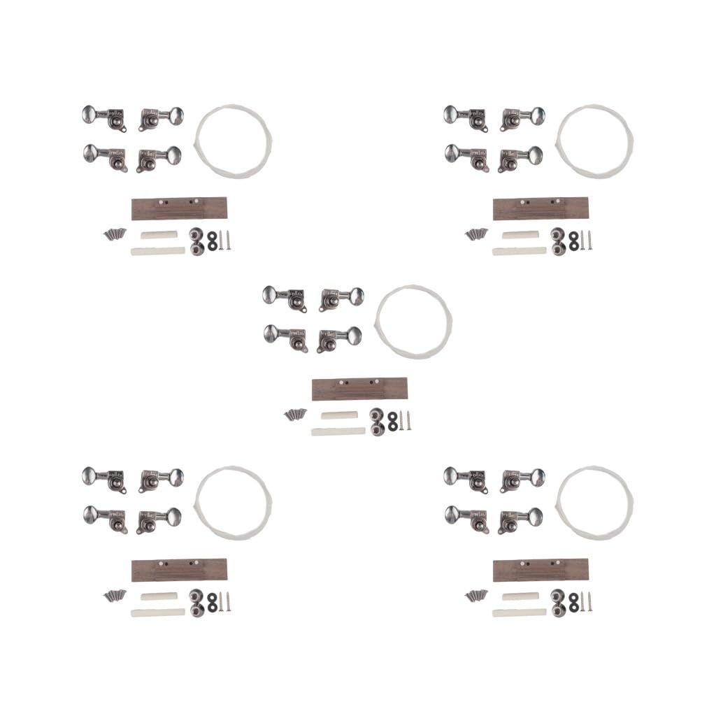 5 set fai da te 66 cm ukulele tenore Uke kit per principianti chitarra regalo