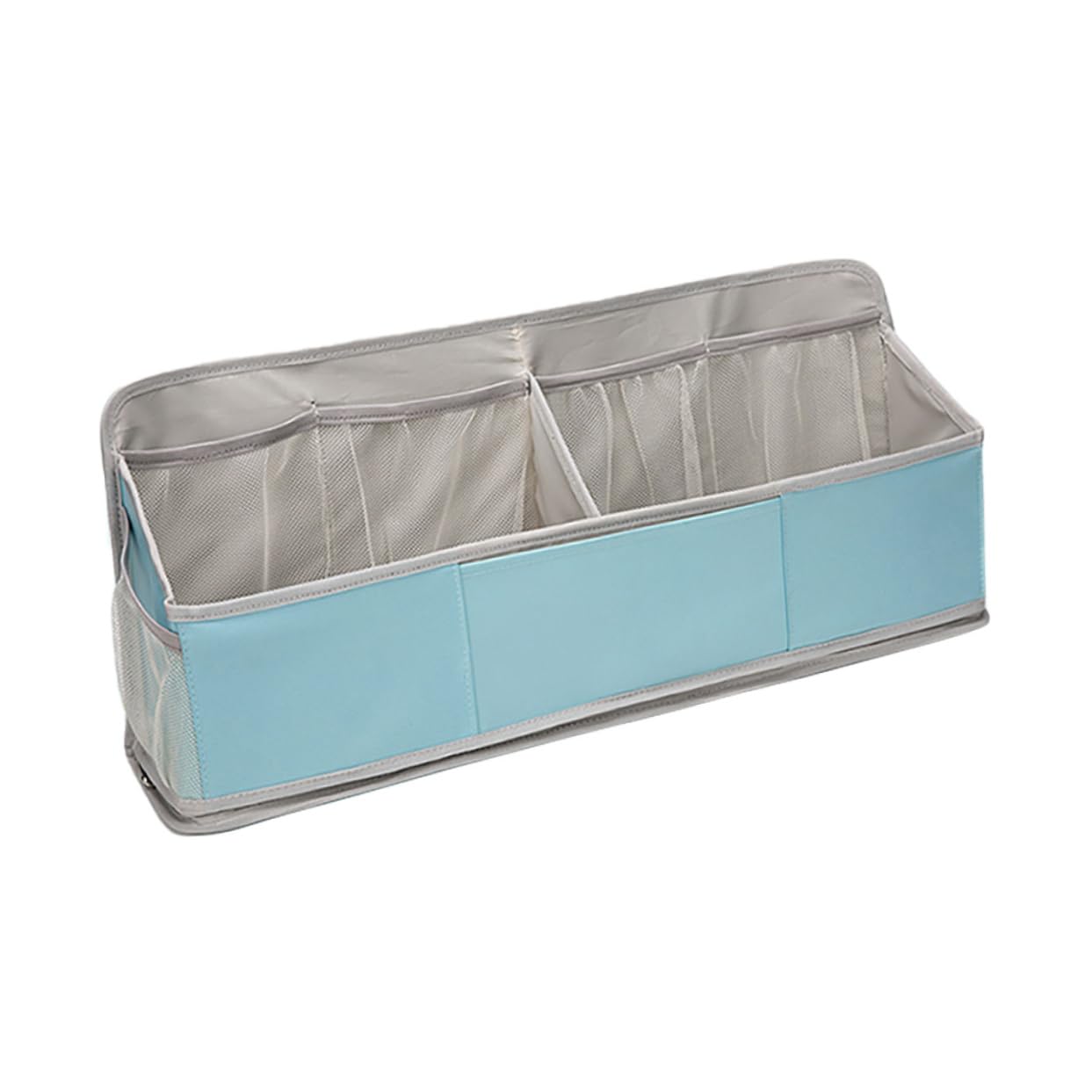 ibasenice Wickelorganiser Hängend aus Oxford Pp-Material für Kinderbetten Windelaufbewahrung mit Platz für Windeln Puder Fläschchen Etc Praktischer Organizer für Wickeltisch
