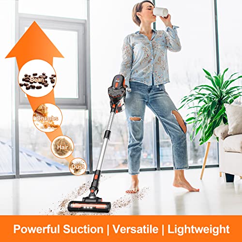 Inse Cordless Vacuum Cleaner, 6-In-1 Lightweight Cordless Vacuum, Powerful Stick Vacuum With 2200Mah Battery Up To 45Mins Runtime, Rechargeable Vacuum Cleaner For Hardwood Floors Pet Hair Home Car #TOP1