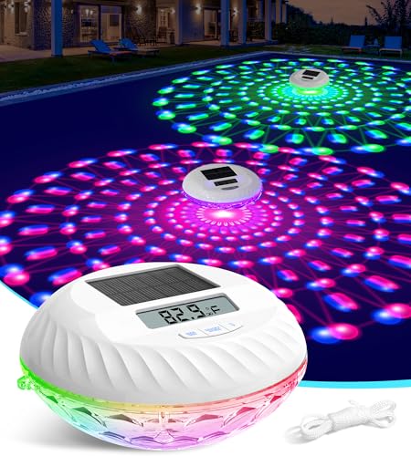 LuxBlue 2026 �\�[���[�f�W�^���v�[�����x�v �_�C�i�~�b�N�Ɩ����� �t���[�e�B���O�v�[�����x�v - �ǂ݂₷������ IP68�h���v�[�� �X�p�p���x�v �z���C�g