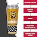 Rico Industries NCAA Kennesaw State Owls Standard 24oz Personalized Tumbler W/Hinged Lid - Team Colored Travel Tumbler - Keeps Drinks Cold or Hot