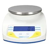 Adam Equipment CQT 5000 220V Core Compact Portable Balance, 5000 g Capacity x 1 g Readability, 5.7" Diameter Platform, 220V