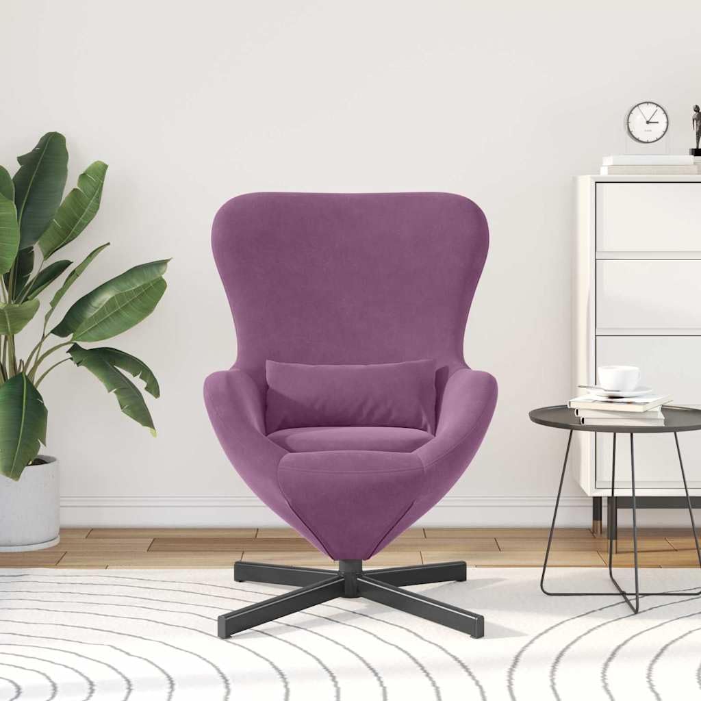 Poltrona girevole in velluto, moderna, 63 x 73 x 90 cm, colore