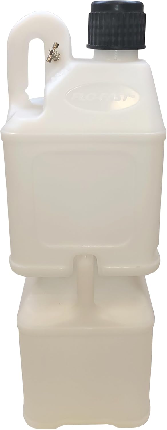 FLO-FAST Pro 5-Gallon Fluid Transfer KIT with High-Flow Pump – 8 GPM, Portable, Durable, Made in USA – Marine, ATV, Automotive, Agriculture (Natural)