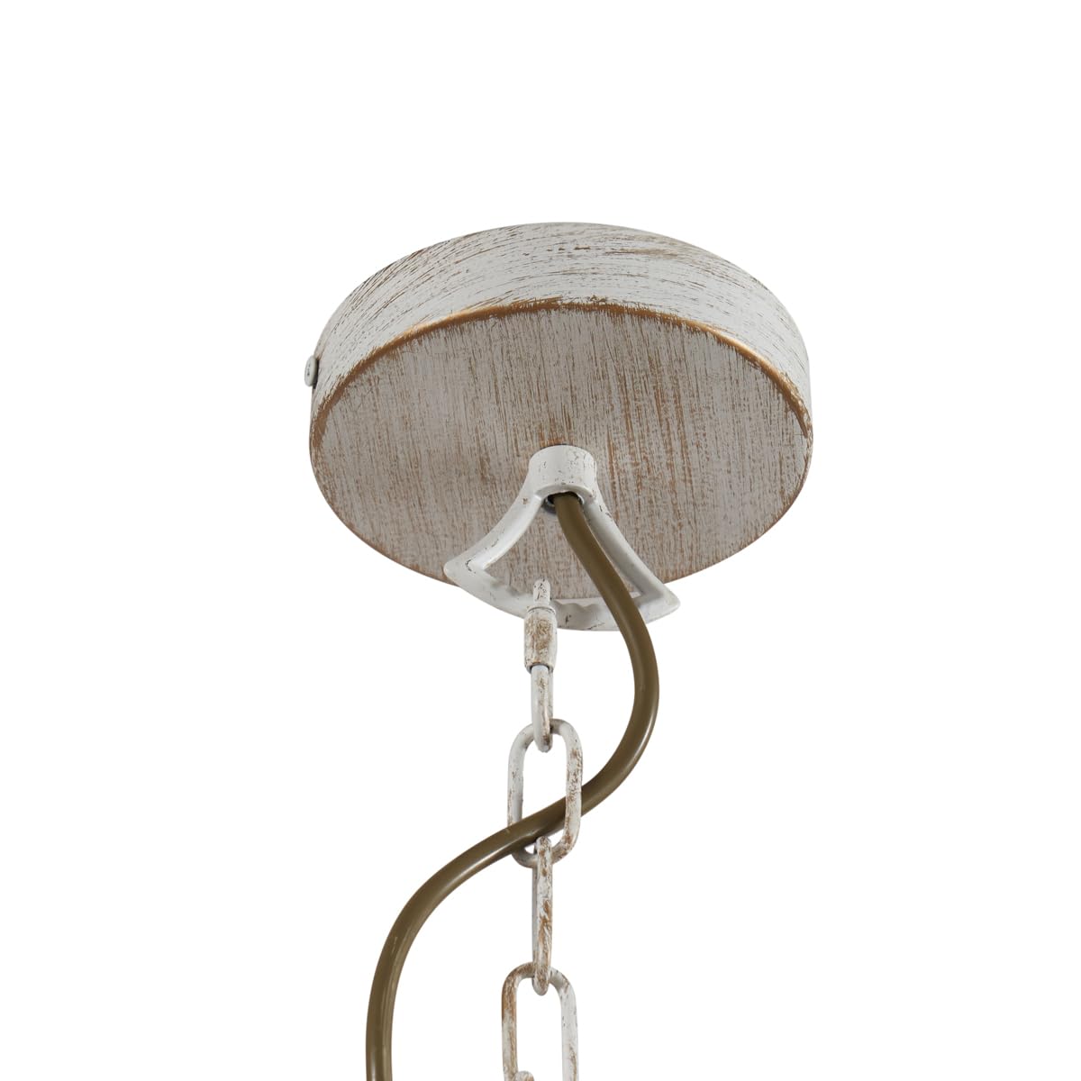 Qazqa giuseppe - Lustre italien - 5 lumière - Ø 600 mm - Crème - Classique/Antique, Rustique - éclairage intérieur - Salon