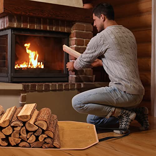 Art-GIFTREE Grande Porta Legna da ardere in Tela