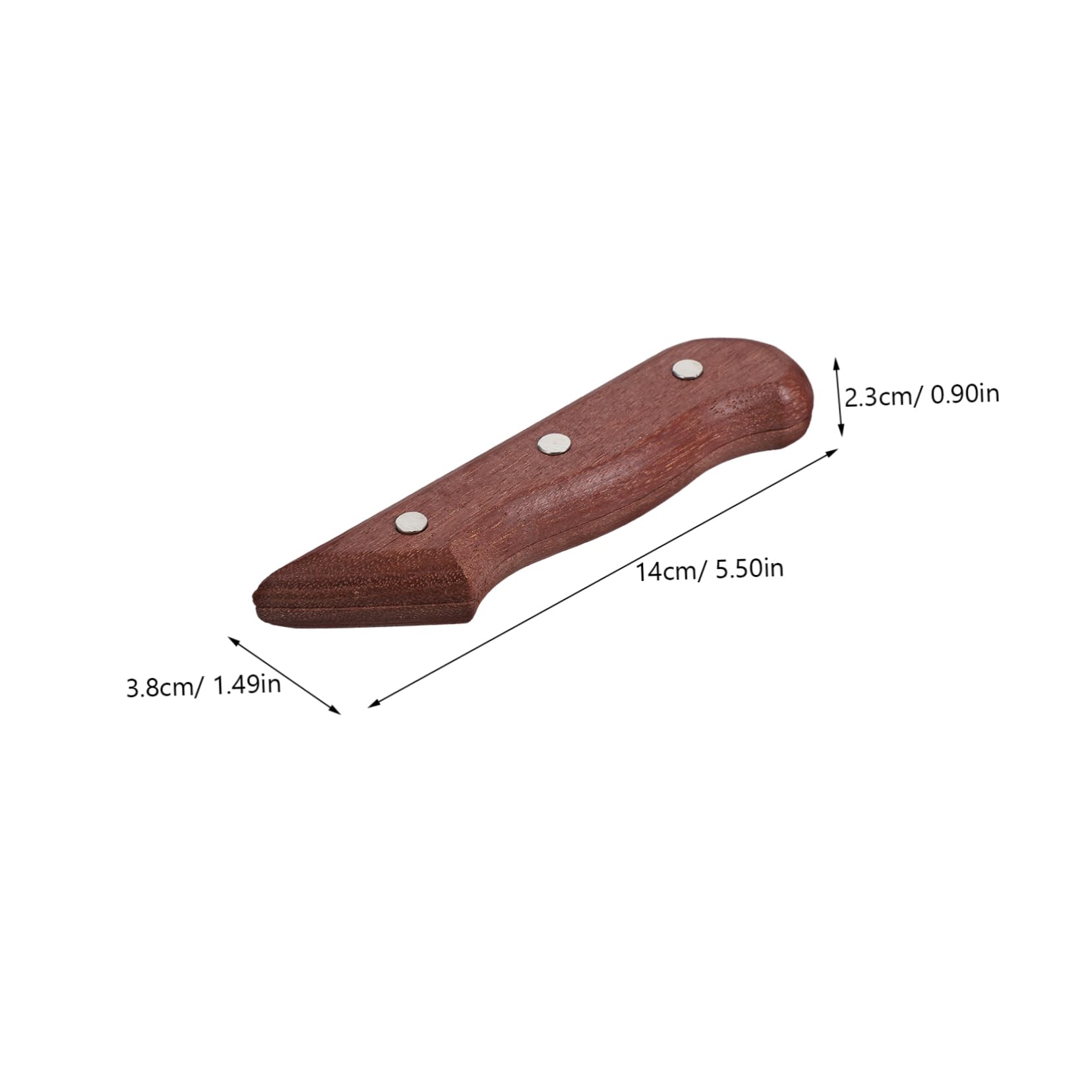 Mango de Fácil Cortador Madera para Reemplazo de del Cocina y de Empuñadura Ergonómica Cómoda, Accesorios Instalación para Cuchillos Chef en