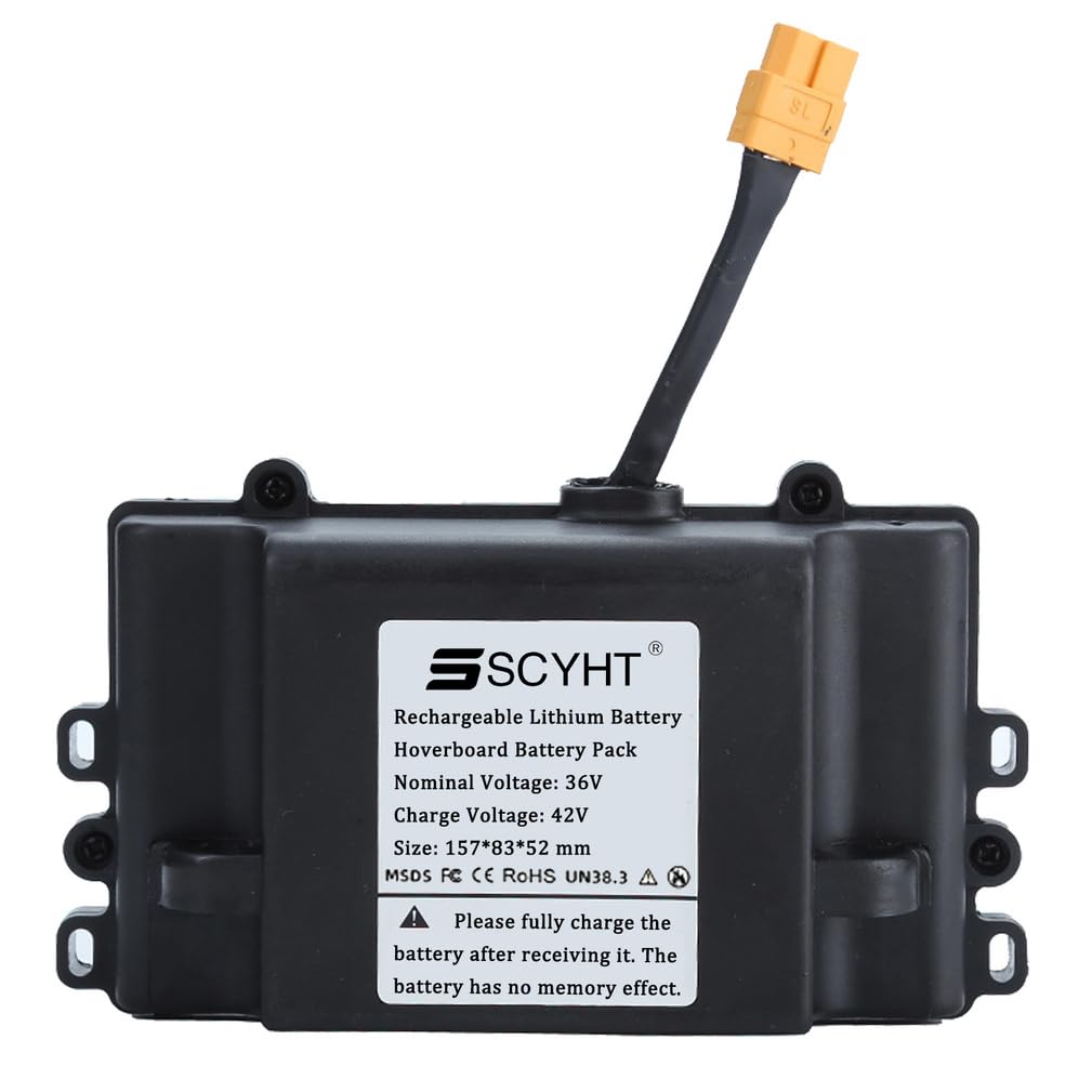 Batterie au Lithium 36 V Batterie Remplacement 3 Ah 2 Ah Batteries Rechargeables 10S1P Batteries pour Hoverboard pour Moteur 50 W 100 W 110 W avec BMS et Port XT60,36v2ah 1pack