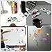 uadbau 10 Pcs Reusable Magnetic Cord Organizers, Silicone Magnetic Cable Ties with Strong Magnets for Cable Bundling & Holding Bookmarks - Cord Ties for Electronics - Suitable for Office, Home, School