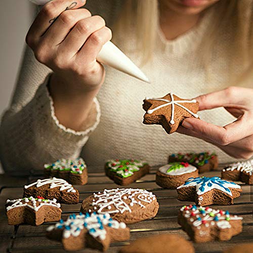 Gwhole Formine Biscotti Natale, 4pz Stampi