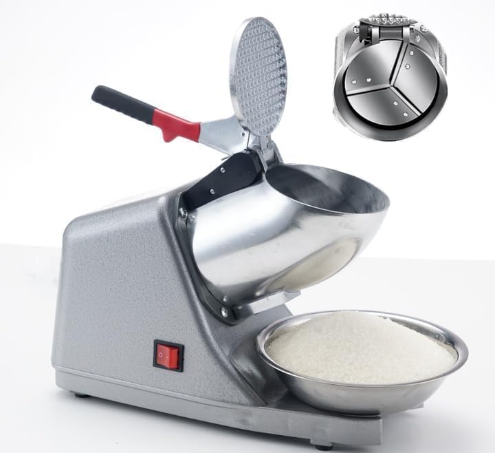 WROPZO Electric Ice Crusher Machine, Snow Cone and Gola Maker with Autocut Sensor, for Home and Commercial Use
