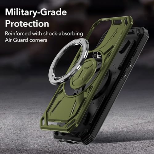 Coque iPhone 16 Plus avec protège-écran et anneau Asuwish - 6