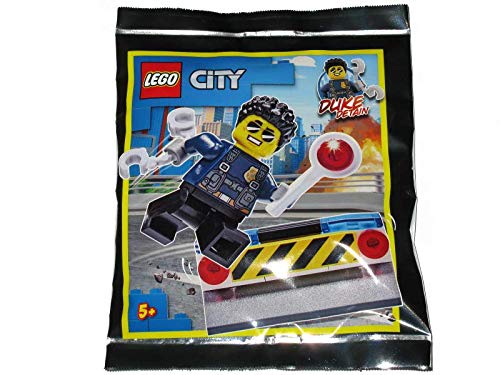 Blue Ocean Lego City Duke Detain Minifigur Folien-Pack-Set 952011 (Beutel)