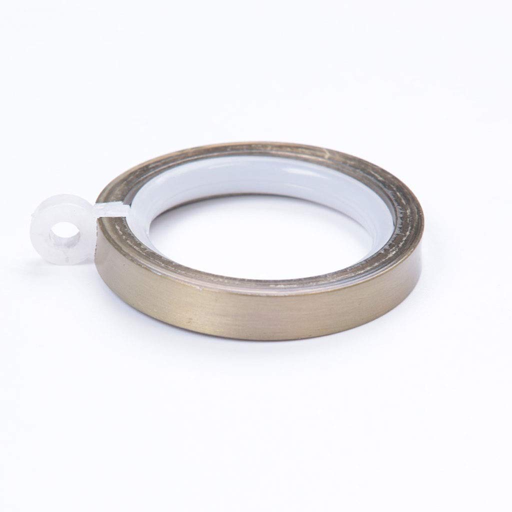 Anelli per Tende Anello Circolare per Tende da Doccia in Lega di Alluminio, Diametro Interno 1,4 Pollici Anelli per Tende in Metallo Anelli per Tende con Occhielli, Set di 15 Anelli (Bronzo)