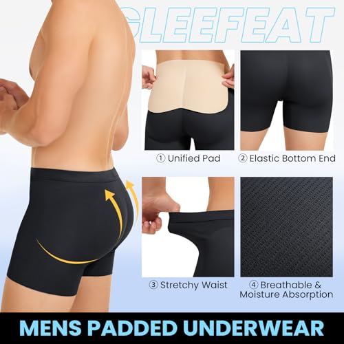 Men's Padded Underwear Boxer Briefs2