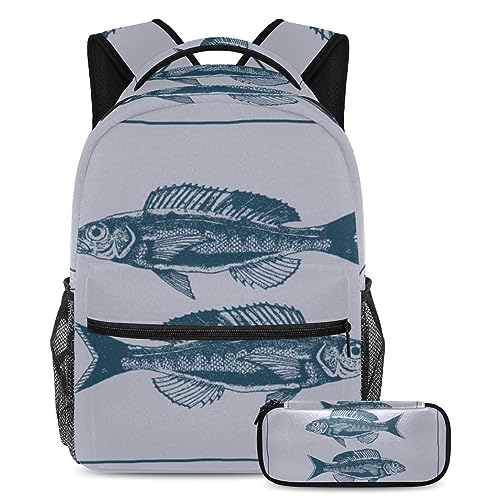 Sac à dos dinosaure grand volume avec trousse pour organiser facilement les affaires d'école