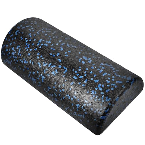 NOLITOY Yoga Balance Roller Epp Semicircle Foam Muscle Massage Roller para espalda y piernas equipo de fitness entrenamiento Pilates 30cm negro azul miniatura 1