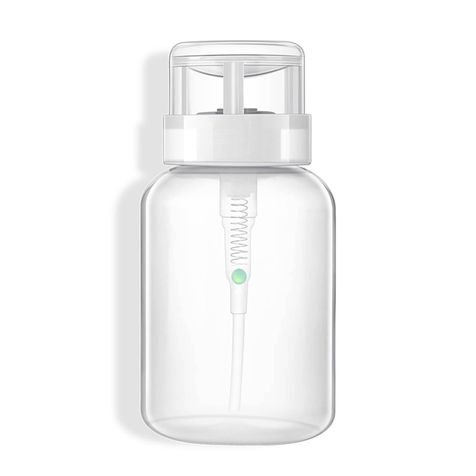 Bogeel White 200Ml Push Down Dispenser Polish Remover Empty Bottle Dispensers,Pp