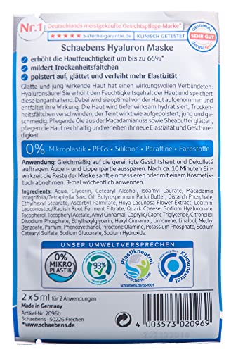 Schaebens Hyaluron Hydro Boost Mask, with Macadamia oil, shea butter and Quark - Image 2