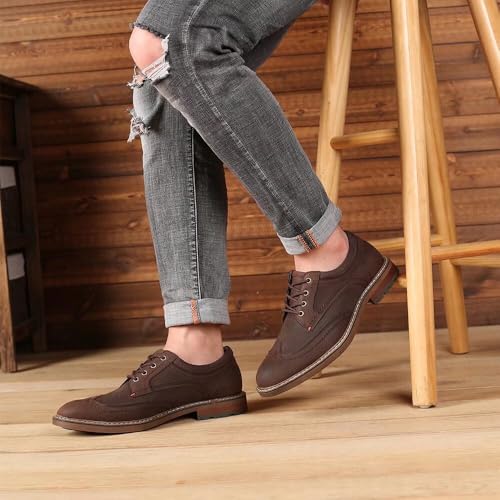 Image of Arkbird Mens Dress Shoes, Lace Up Leather Oxford