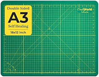 Cutting Mat for Sewing & Crafts - 12x18inches, Sturdy Rotary Cutting Mat w/
