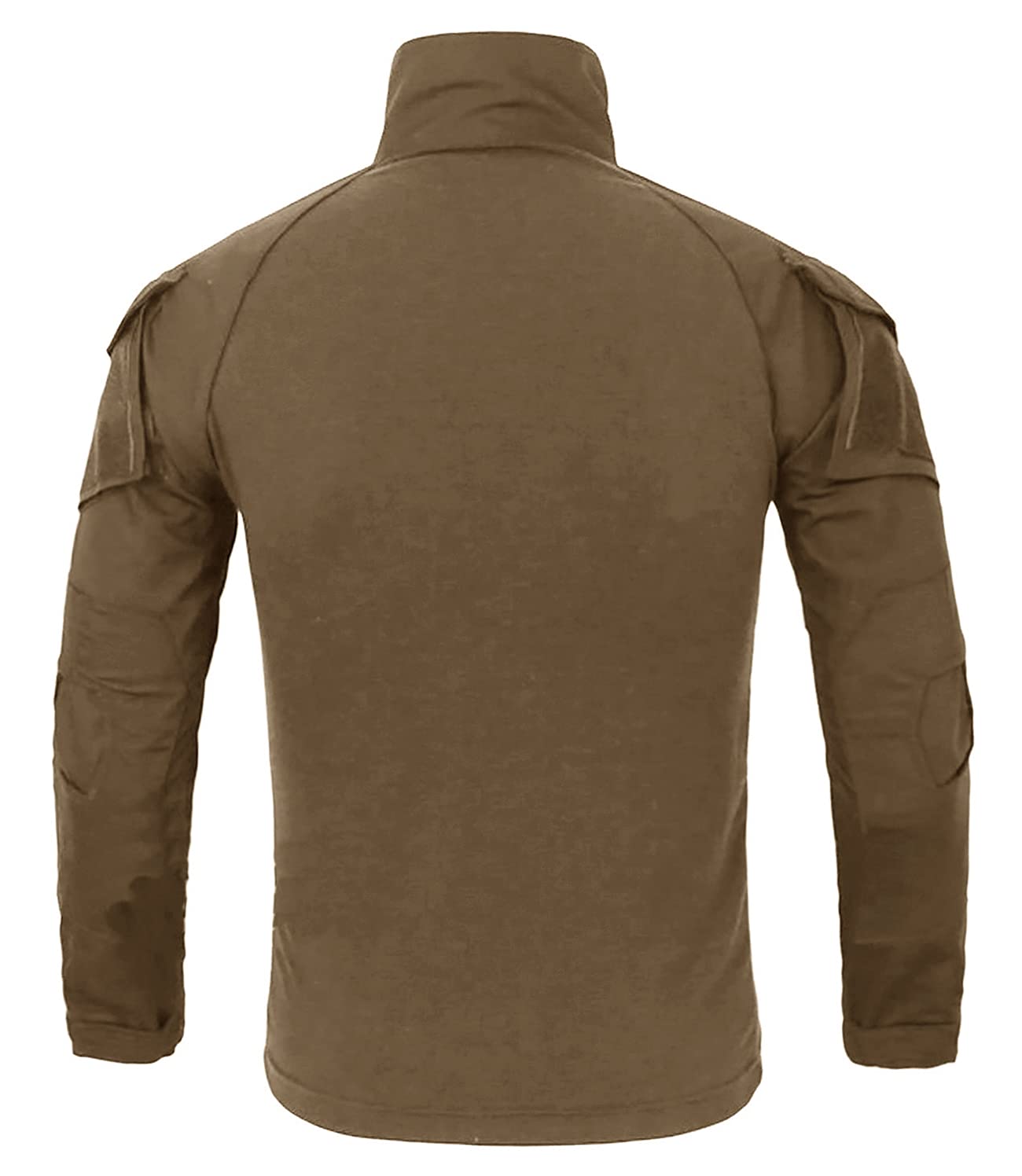 KEFITEVD Camisa táctica para Hombre Camisa Slim Fit de Manga Larga Camisa de Combate Airsoft Camisa de Camuflaje Flecktarn Paintball al Aire Libre