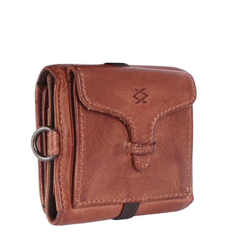 kompanero Genuine Leather Men's Wallet (C-12665-Cognac)-picture-10