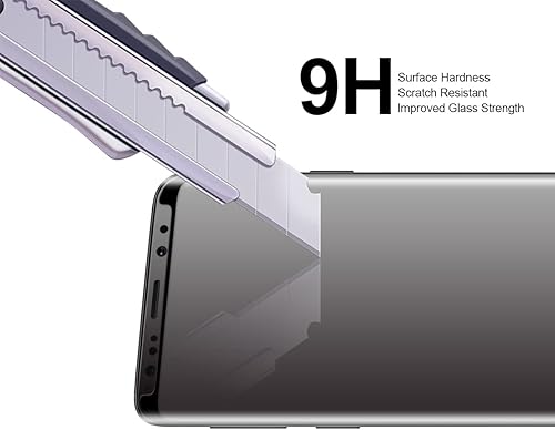 Miniatura 5 de Supershieldz - Protector de pantalla de vidrio templado diseñado para Samsung Galaxy S9 con bandeja de fácil instalación antiarañazos sin burbujas