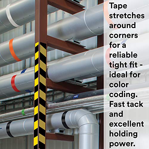 3M Vinyl Tape 764, General Purpose, 3 in x 36 yd, Red, 1 Roll, Light Traffic Floor Marking Tape, Social Distancing, Color Coding, Safety, Bundling by 3M - Image 7