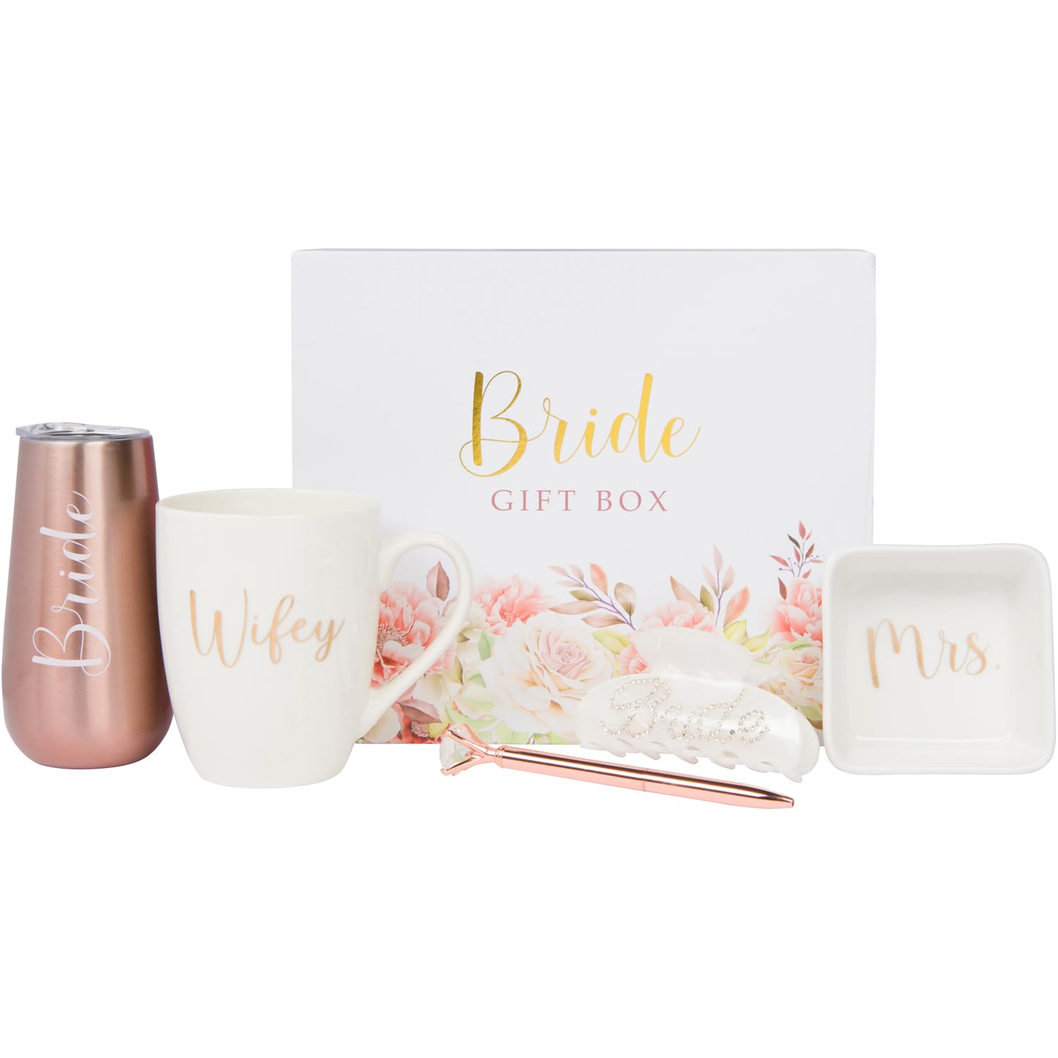 Amazon.com | Bride Gift Box - Bride to Be Gift Set for Bridal Shower ...