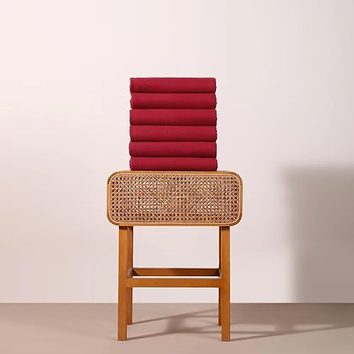 Miniatura 8 de Manta polar (rojo vino, paquete de 6-50 x 60 pulgadas)