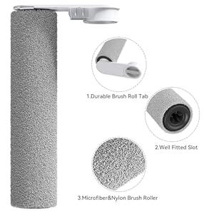 Jonr replacement brush roller sponge filter set for jonr ed12 wet dry vacuum replacement parts accessory kit 1 roller brush2 filters  urban country home decor