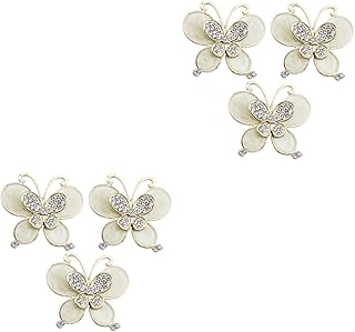 SEWACC 6 Peças Capas De Telefone Rosa Strass Adesivos Adesivos Feitos À Mão Adesivos Rosa Branco Capa De Telefone Ornamento Decoração De Strass Para Capa De Telefone DIY Acessório De