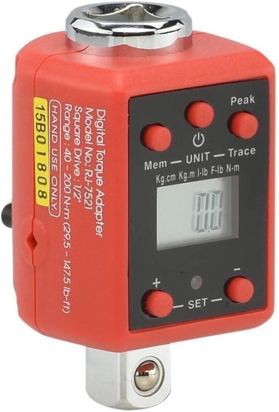Image of NEIKO 3 /8 inch Digital Torque Adapter, 14.7-99.6 Ft-Lb, Torque Wrench Converter