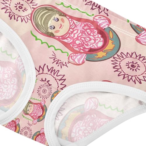 Russian Matryoshka Dolls Pink Toddler Girls's Underwear 2T 202c13674