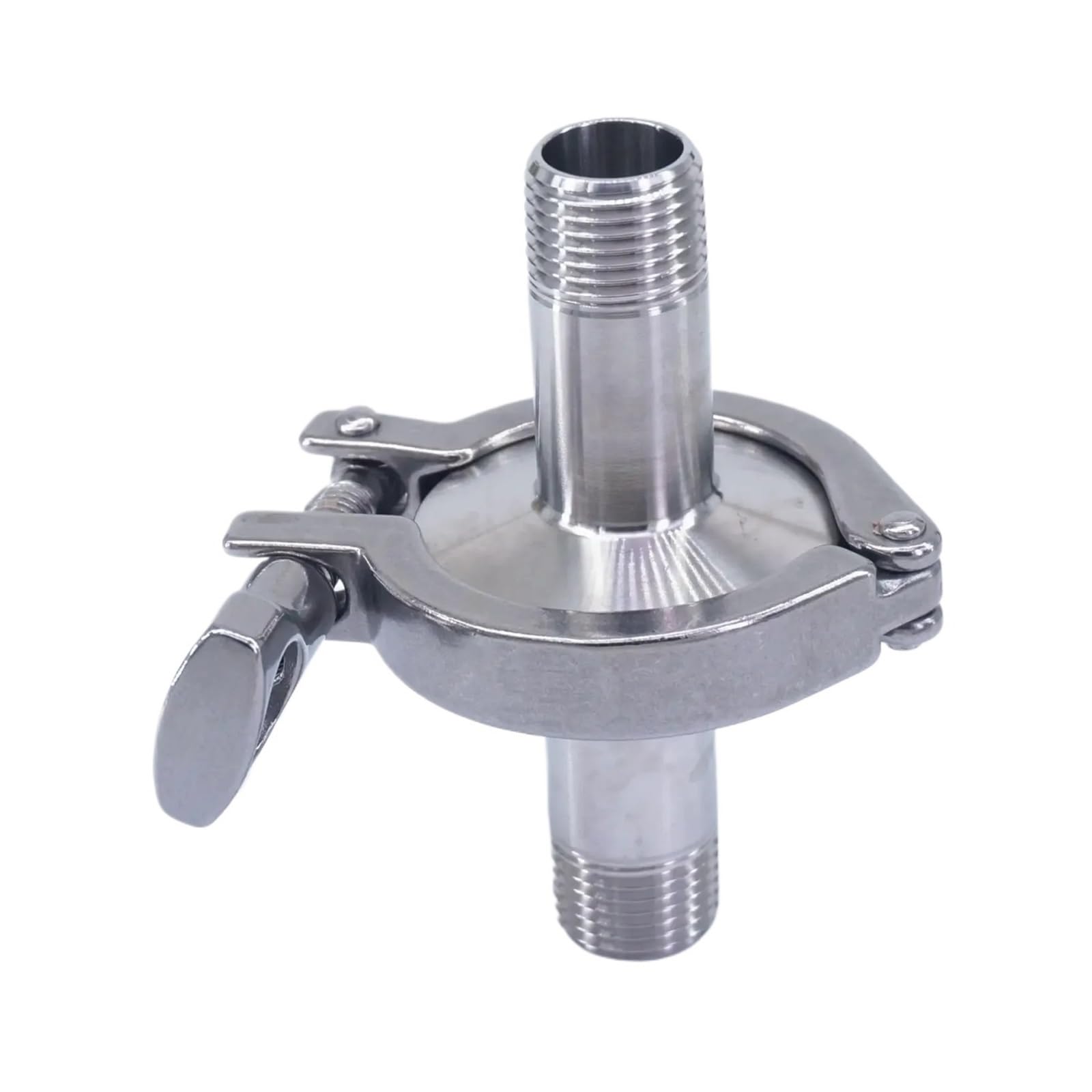 Zgposqkzsc Men's One Color Set Ferrule Fitting +Clamp+Gasket 3/4" Npt -1.5" Tri Clamp 304 Stainless