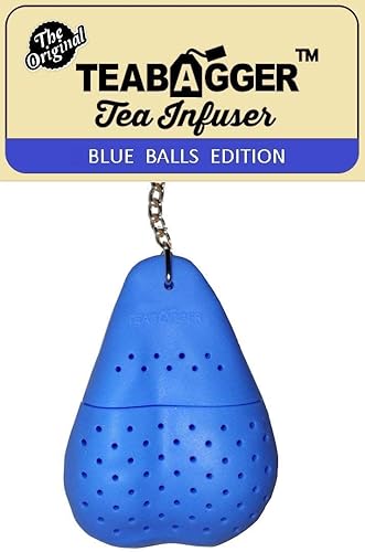 Miniatura 5 de The TeaBagger, El Infusor de Té, Divertida Regalo Broma para Adultos, Novedad, Calcetín Relleno para Hombres y Mujeres, Azul