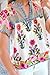 Womens Summer Floral Boho Tops Flutter Cap Short Sleeve V Neck Patchwork Y2K Peplum Babydoll Blouse Shirts