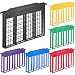 Watersay 12 Pack File and Folder Dividers 11 x 6 Inches Hanging Filing Cabinet Dividers Plastic Folder Organizer Insertable File Separators Office Filing Supplies for Organization (Multicolor)
