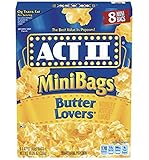 ACT II Butter Lovers Microwave Popcorn, 1.4 Oz Mini Bags, 8 Count