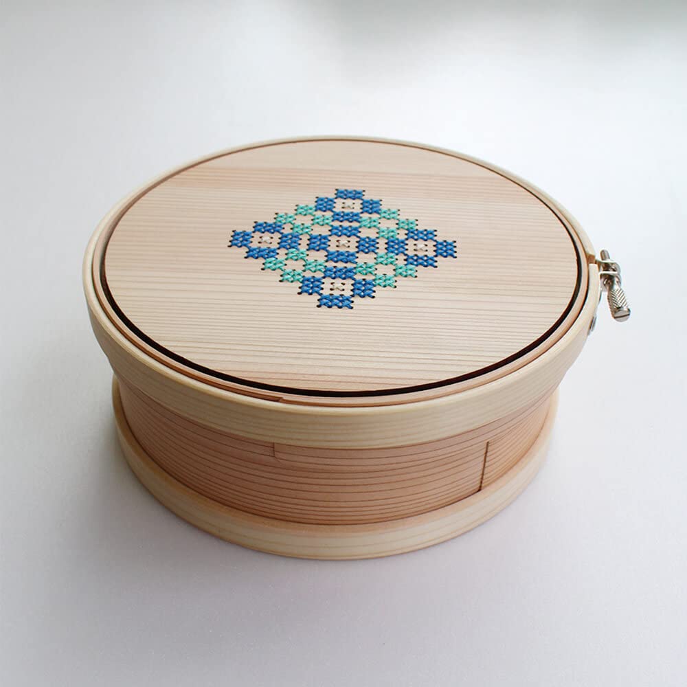 Cohana Magewappa Toolbox Embroidery Hoop 15cm grn-Blue - 1pc