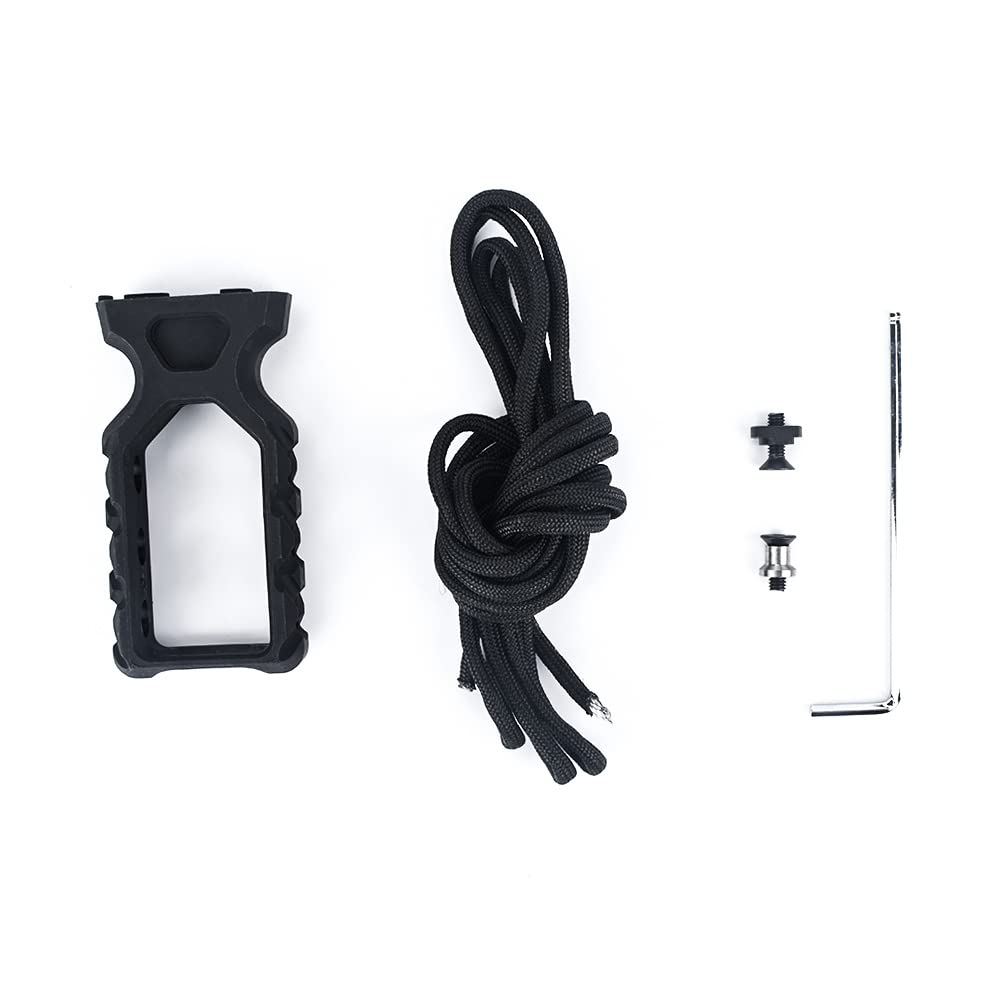 PTG tattico Mlok Keymod maniglia anteriore verticale della pistola d'aria per il sistema di corrimano Mlok Keymod (nero)