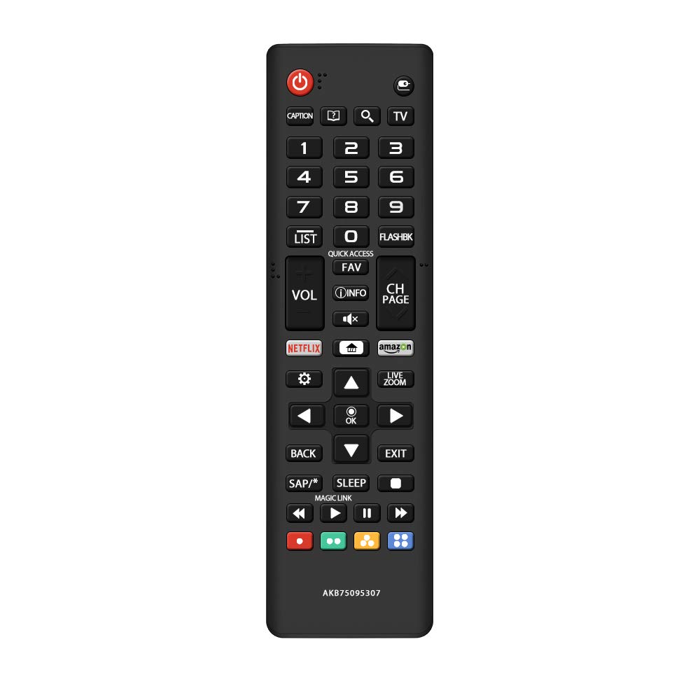 Universal Remote Control, AKB75095307 for LG All LED LCD HD 8K UHD NEO QLED HDR Smart TVs